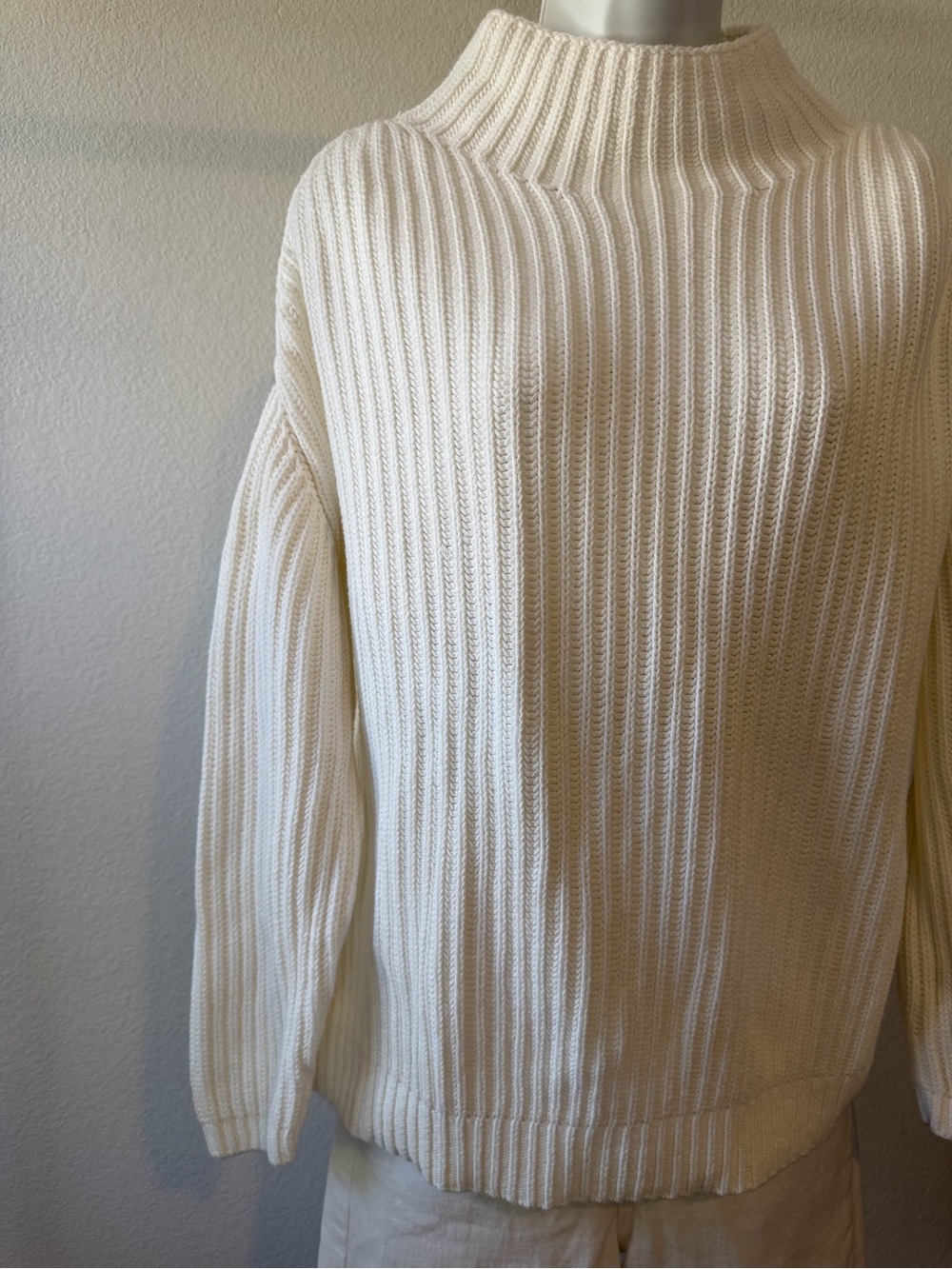Gap Funnel Neck Chunky Knit Sweater Size XL